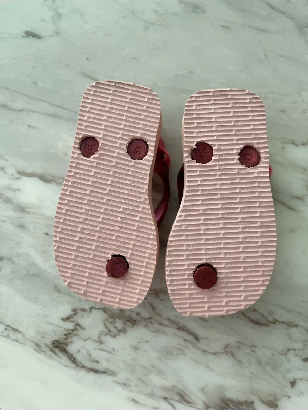 Havaianas Baby Pink Ombre Flip Flop Sandals